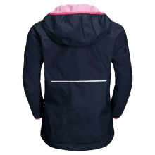 Jack Wolfskin Rain Jacket Rainy (wind and waterproof) blue/pink Kids